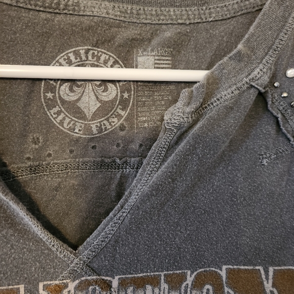 Affliction Womens Shirt - Picture 2 of 2